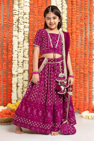 Free Sparrow Sequin Embroidered Lehenga Set 