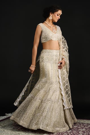 Reeti Arneja Safiya Phool Mahal Embroidered Lehenga Set 