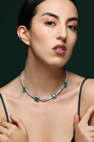 Graceful Glow CZ Necklace 