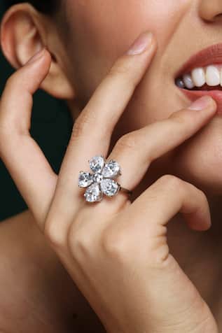 Promise Petal CZ Ring 