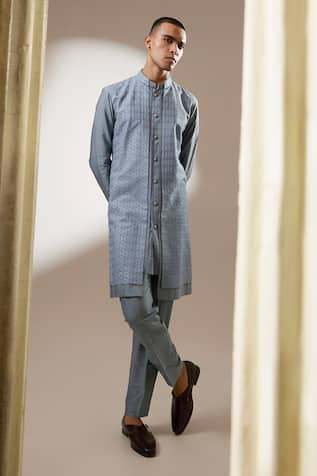 BUBBER COUTURE Alvaro Embroidered Kurta With Pant 