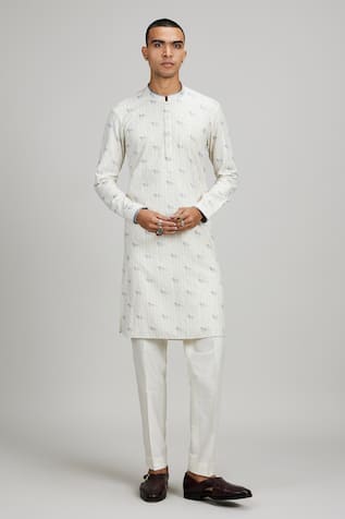 BUBBER COUTURE Nerio Horse Of Siena Print Kurta With Pant 