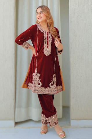 Sheetal Batra Ayat Kirandori Work Kurta & Salwar Set 