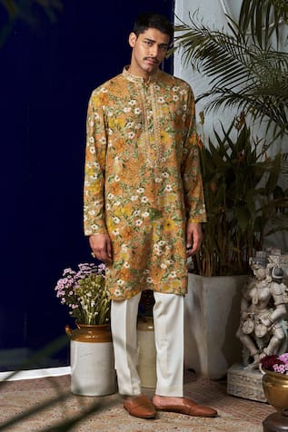 Philocaly Floret Print Kurta 