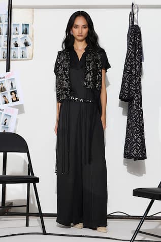 Twenty Nine Black Box Pleated Flared Pant 