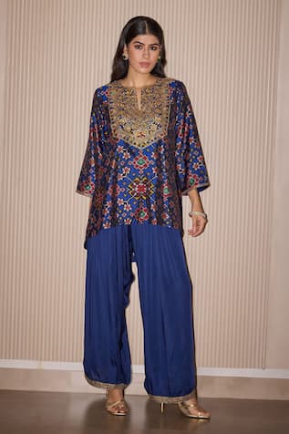 Twenty Nine Asymmetric Kurta With Dhoti Salwar 