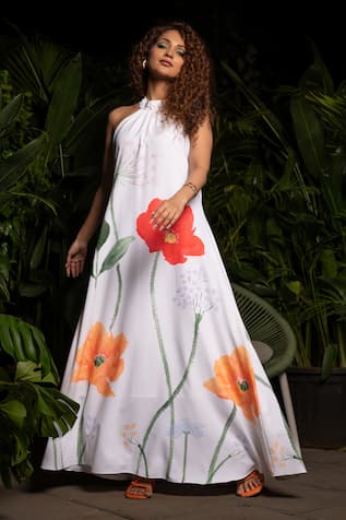 Sonam Parmar Jhawar Alice Floral Print Maxi Dress 