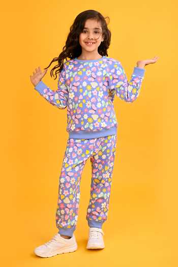 Anthrilo Butterfly Print Fleece Set 