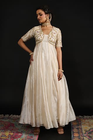 Reeti Arneja Bahar Embroidered Anarkali Set 