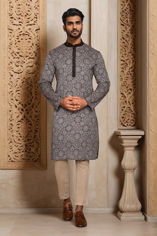 Kantha Detailed Long Kurta 