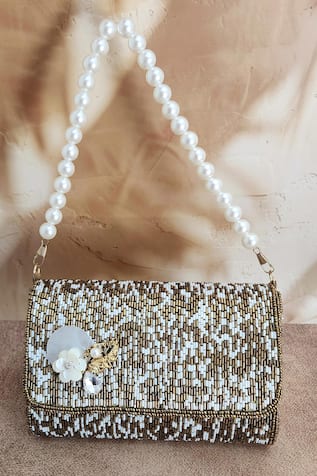 Gradient Cut Dana Embellished Handbag 