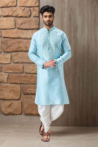 Firoji Mirror Embroidered Kurta Set 