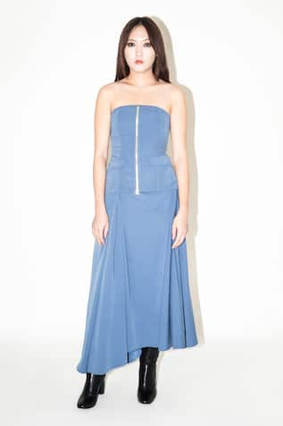 Leh Studios Petra Asymmetric Draped Skirt 