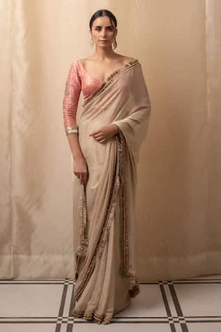 Priyanka Raajiv Zardozi Hand Embroidered Saree 