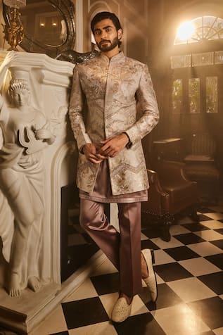 Asuka Ambrosia Bloom Embroidered Sherwani Set 