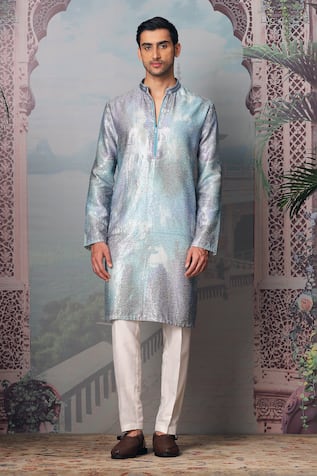 Asuka Twilight Sky Print Kurta With Pant 