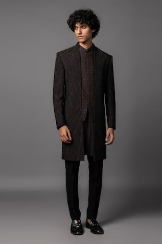 PAARSH Double Panel Achkan Pant Set 