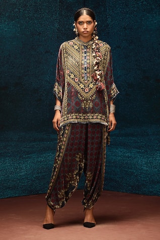 Rajdeep Ranawat Sonth Ajrakh Print Dhoti Pant 
