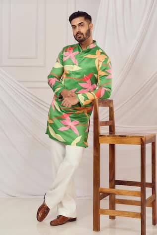 Harshita Singhvi Floral Print Kurta 