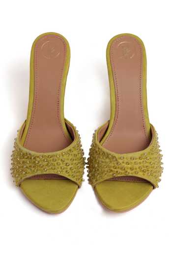 PREET KAUR Beaded Strap Heels 