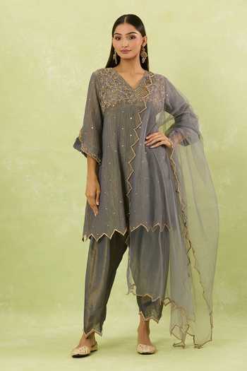 Studio A Mughal Bagh Embroidered Anarkali Set 