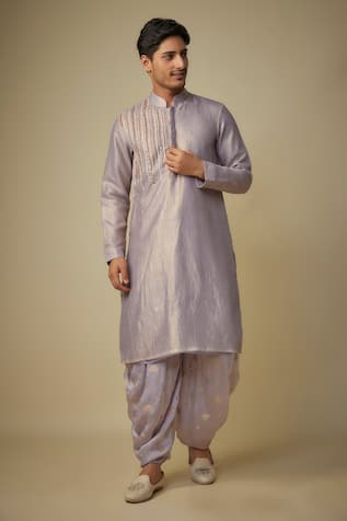 Masumi Mewawalla Stripe Embroidered Kurta Set 