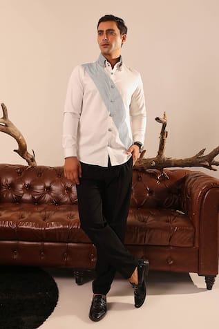 Abkasa Woven Collar Shirt 