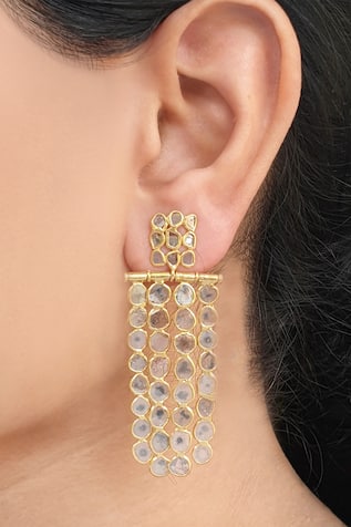 Polki & Diamond Designer Earrings 
