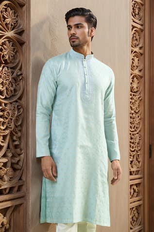 Floral Woven Kurta 