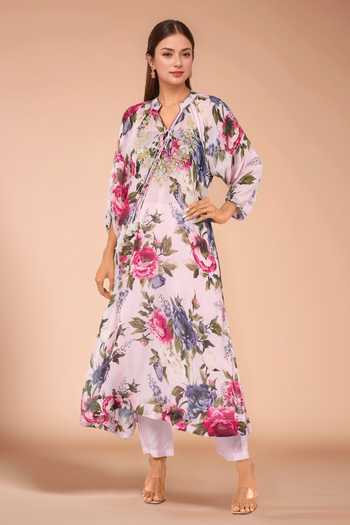Kashmiraa Floral Print Kurta Set 