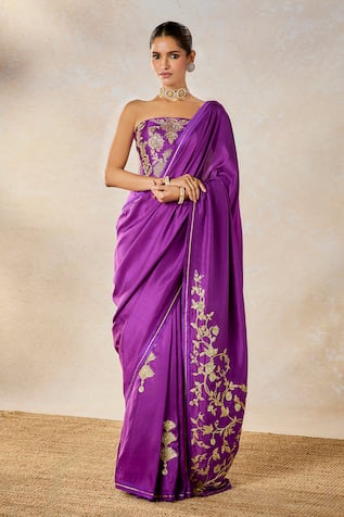Masaba Jamun Fizz Saree With Corset