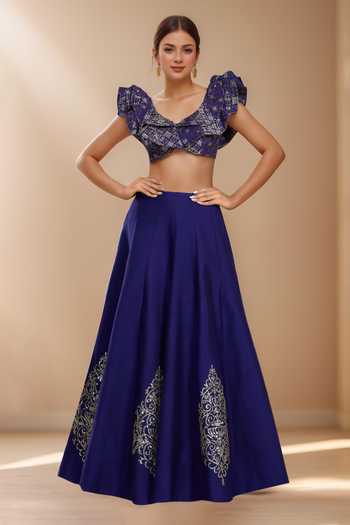 Samyukta Singhania Sequin Ambrosia Embroidered Lehenga Set 