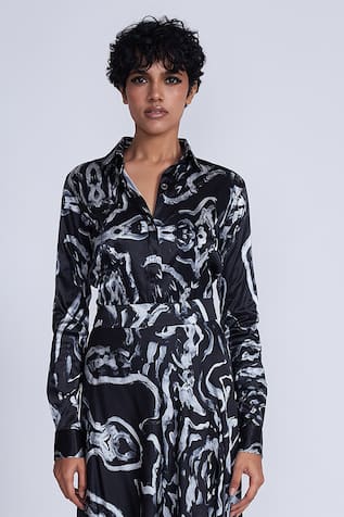 Advait Toru Swirl Print Shirt 