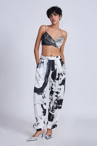 Advait Yuki Abstract Print Trouser 