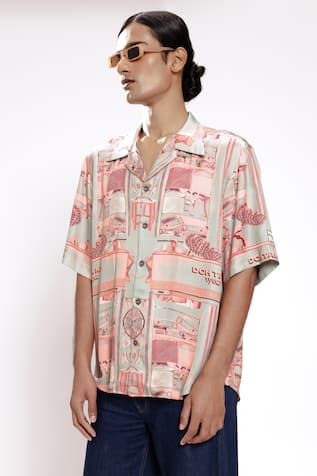 DOH TAK KEH Dhobighat Print Casual Shirt 