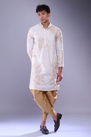 Floral Aari Embroidered Kurta Set 