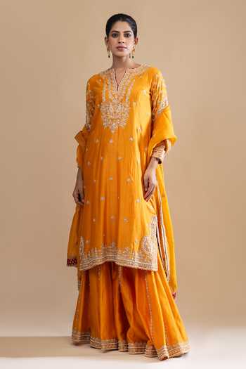 Label Radini Kashmiri Tilla & Pearl Embroidered Set 