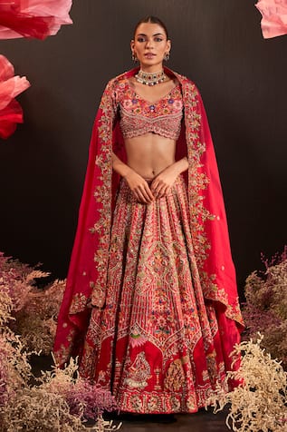 Rishika Singh Bahar Embroidered Bridal Lehenga Set 