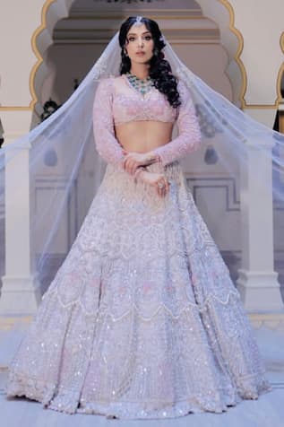 Kaynaat By Aanchal Sawhney Embroidered Bridal Lehenga Set 
