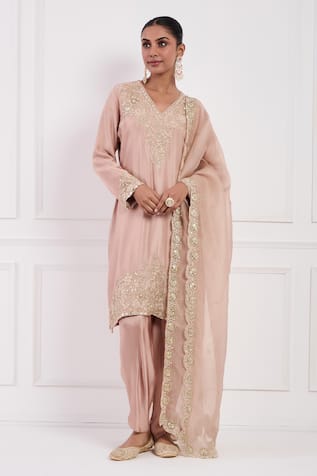 Neha Khullar Floral Embroidered Kurta Set 