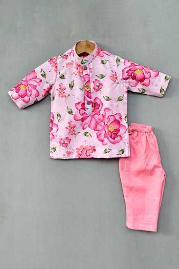 Label Neeti Floral Print Kurta Set 