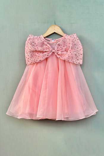 Label Neeti Sequin Bow Embellished Dress 