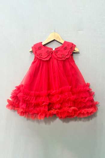 Label Neeti Ruffled Tulle Dress 
