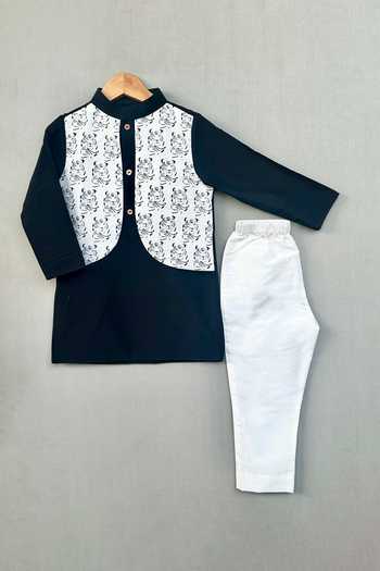 Label Neeti Tiger Print Kurta Set 