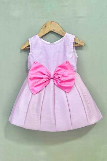 Label Neeti Pearl Embellished Bow Dress 