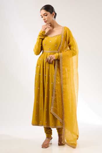 Priyal Prakash Zardozi Embroidered Anarkali Set 