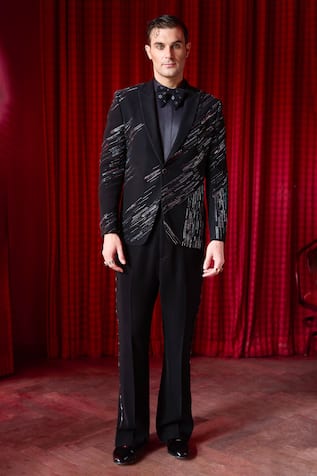 Asuka Embroidered Tuxedo & Trouser Set 