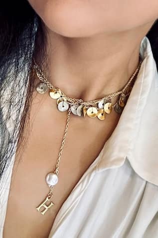Initial Pearl Drop Necklace 