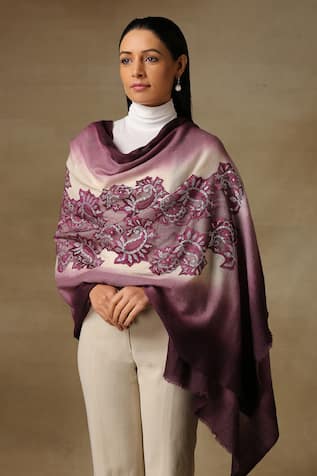 Chantilly Lace Handloom Pashmina Stole 