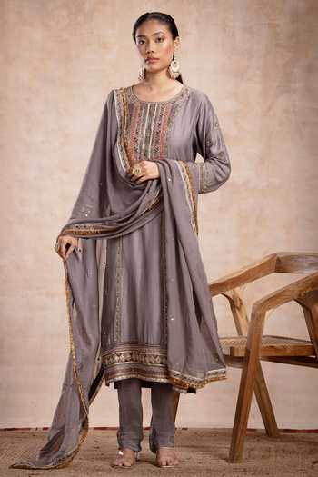 Saahiil Kapoor Rabia Zardozi Embroidered Kurta Set 